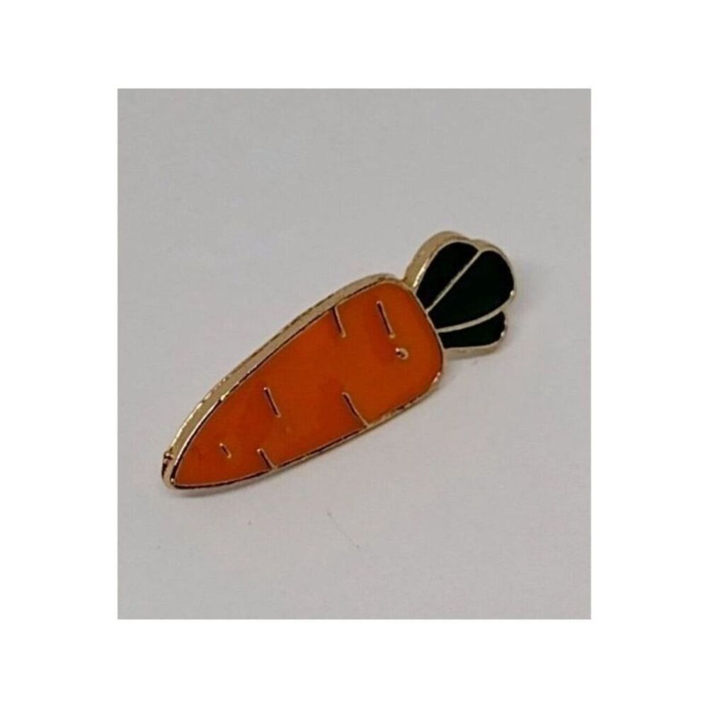3/20 Carrot Orange Enamel Pin